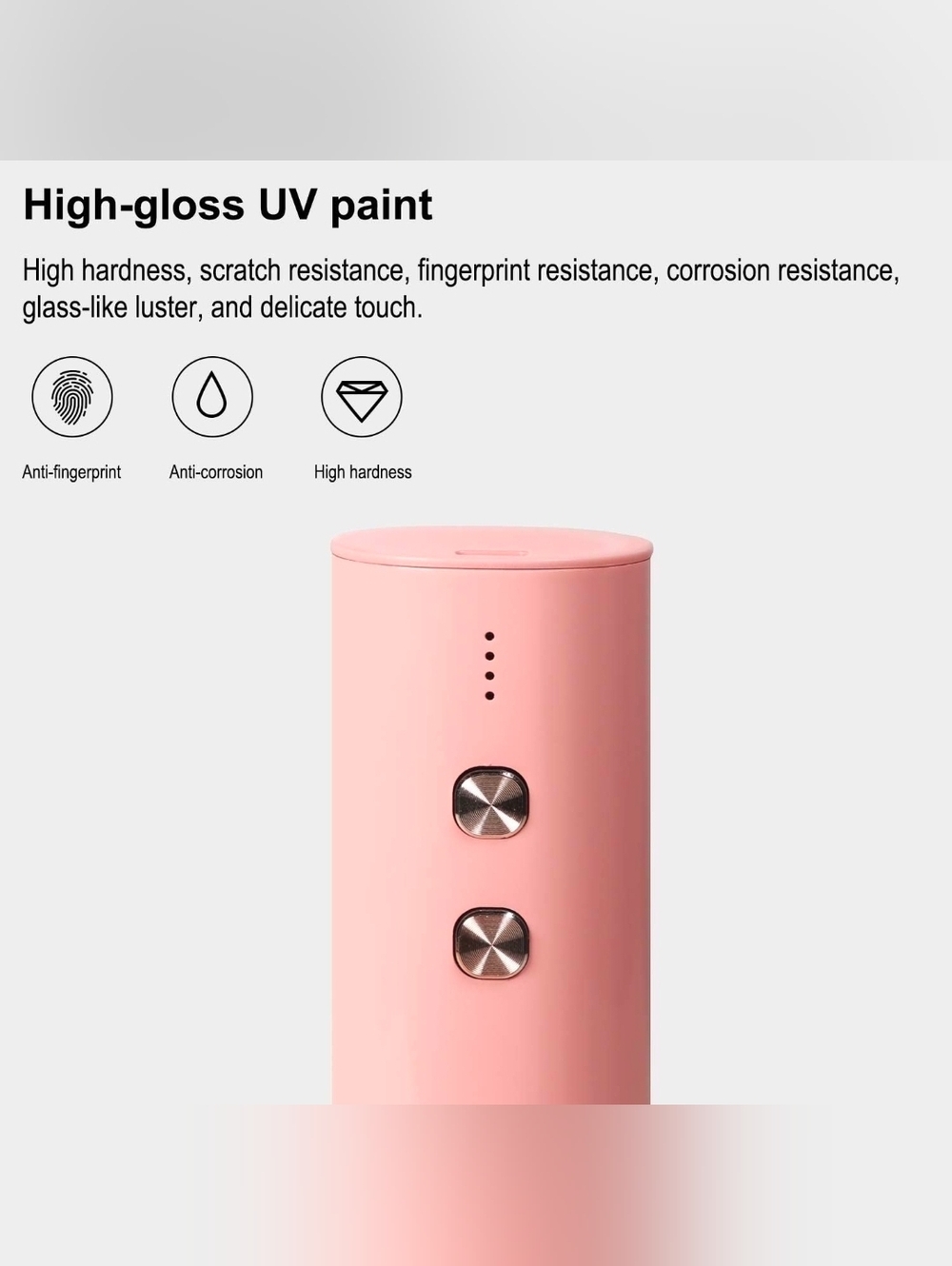 Pink Electric Wine Bottle Opener & Foil Cutter Set | Cordless & Rechargeable - Picture 9 of 10